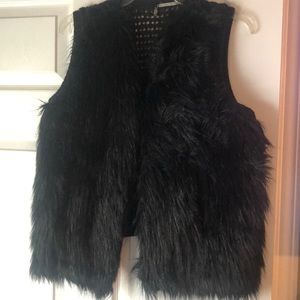 Poof Gently used Fur Vest